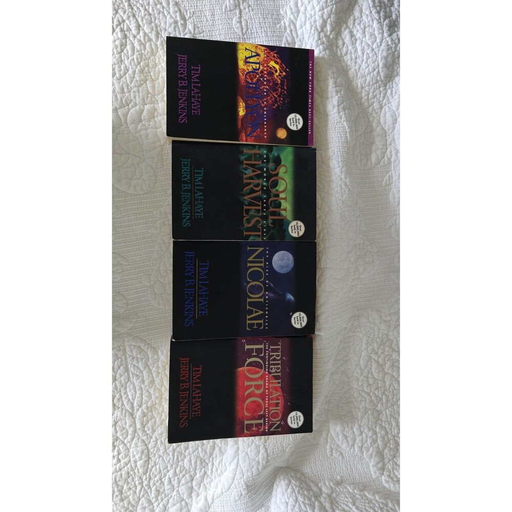 Left Behind Series Apollyon Soul Harvest Nicolae Tribulation Force LaHaye Jenki…